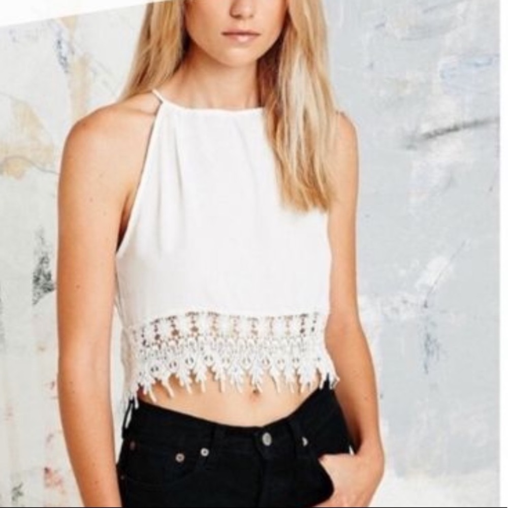 Lace Trim Top